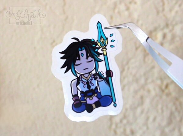 Sticker Xiao dans Genshin Impact - Finition brillante
